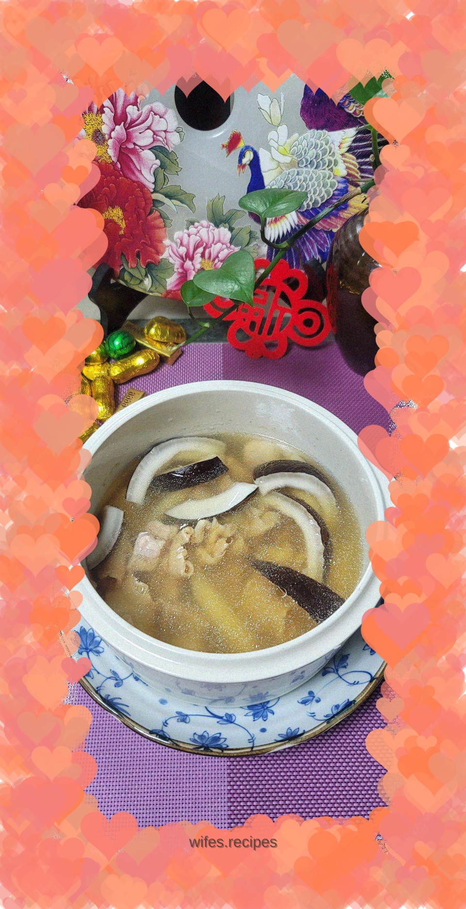 Sea Coconut Fish Maw Lean Meat Soup