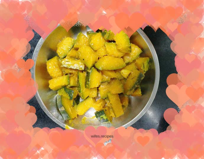 Stir-fried pumpkin with oyster sauce