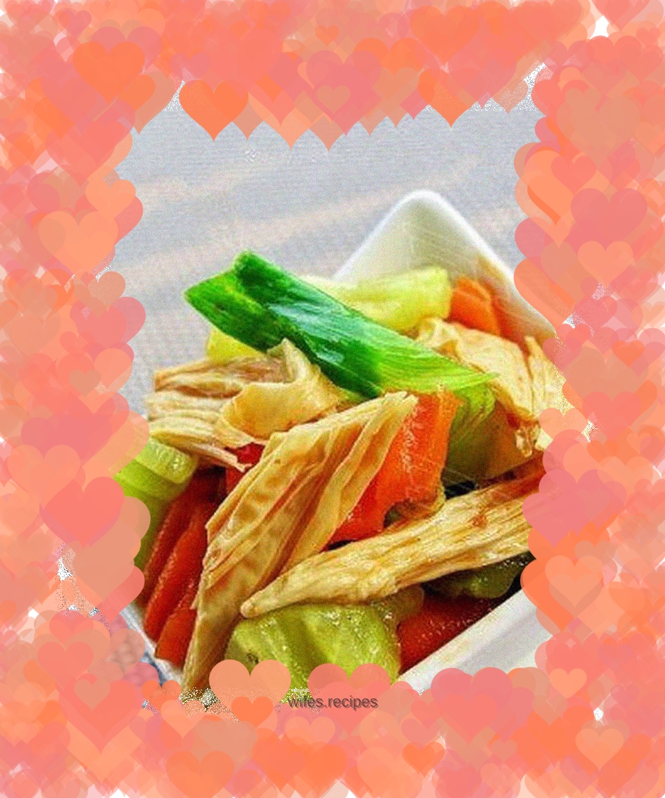 Special selection of lettuce and yuba