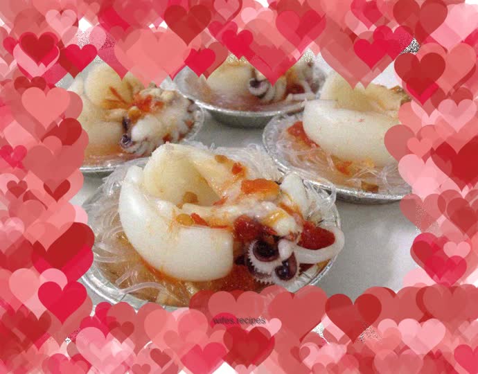 Steamed vermicelli with cuttlefish