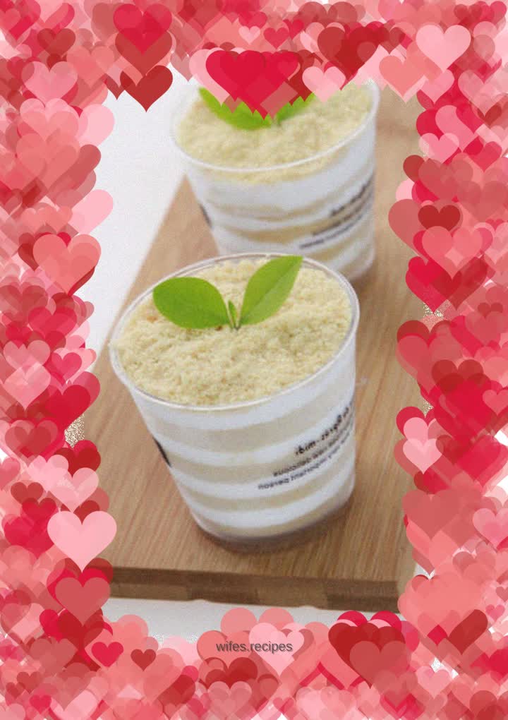 Wooden bran cup - the taste is refreshing and not too sweet, please have another cup~