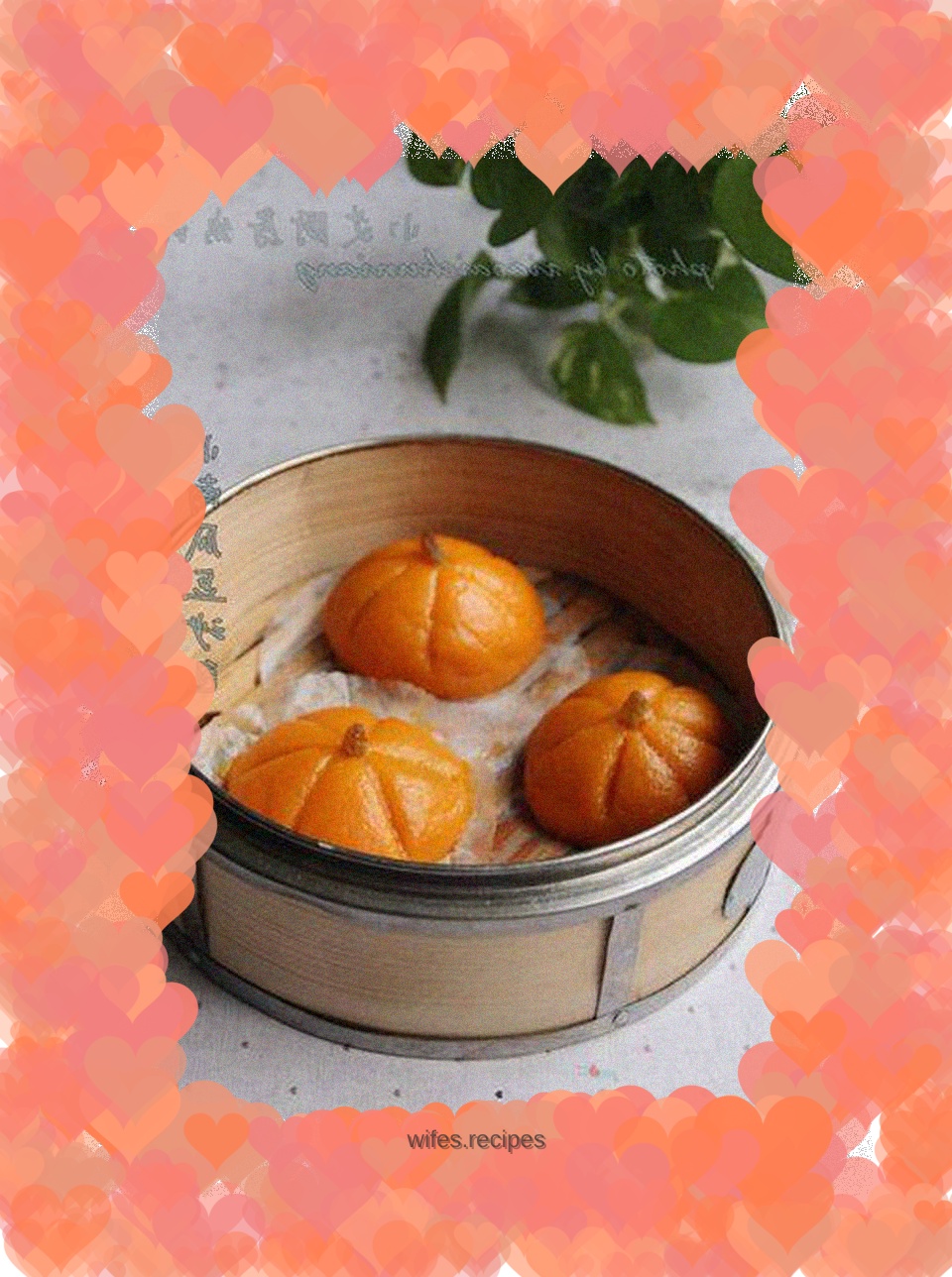 Small Pumpkin Bean Paste Buns