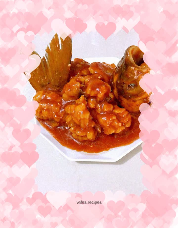 Sweet and sour squirrel fish