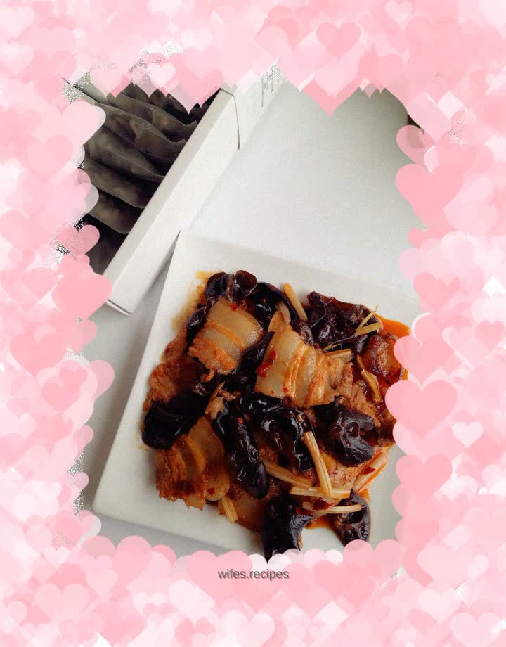 Fungus Twice-cooked Pork