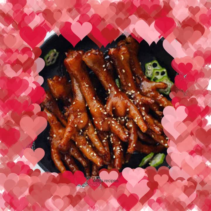 【Beer-roasted chicken feet】