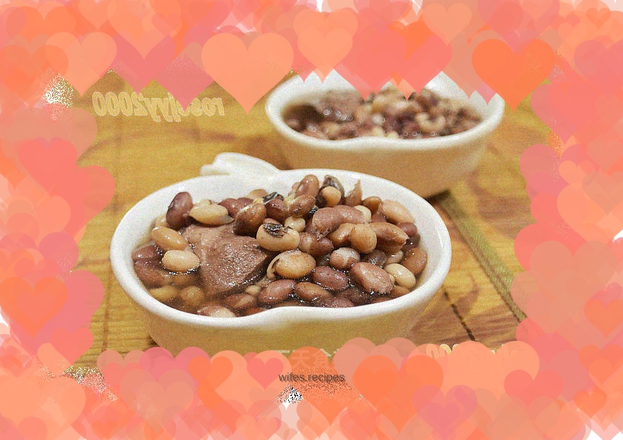 Three bean pork bone soup--Runzao soup