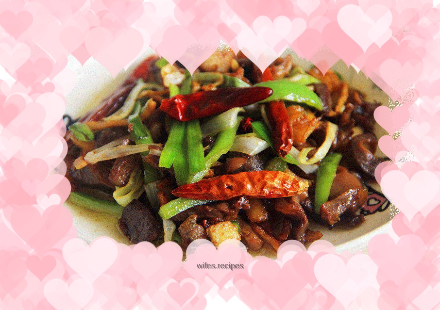 Dish to go with drinks--Stir-fried chicken offal