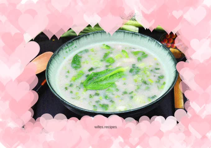 Choy Sum and Taro Soup