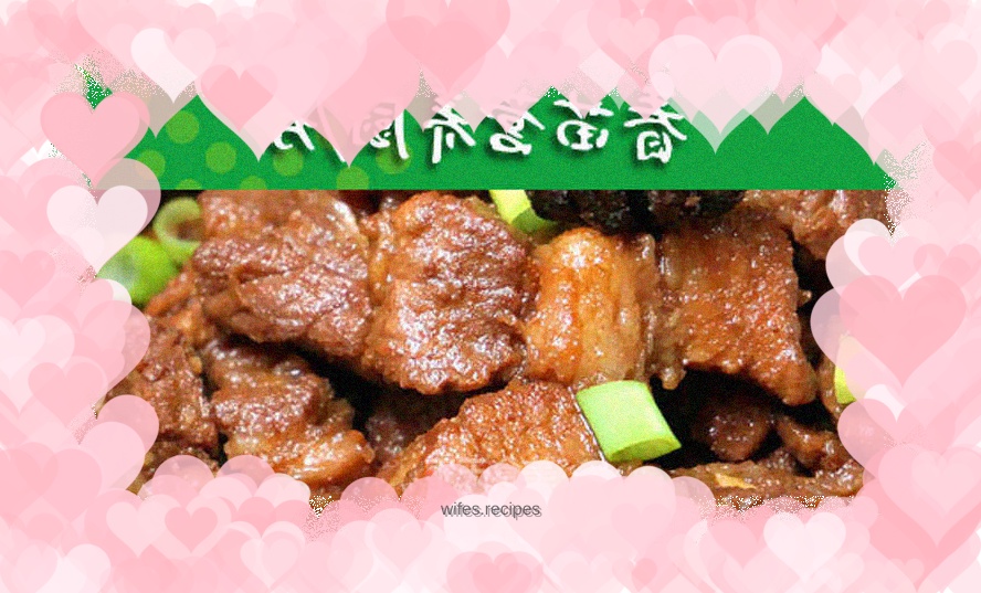 Delicious braised pork