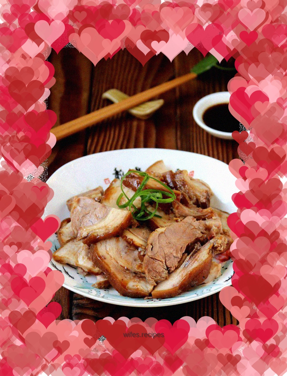 Braised pork trotters