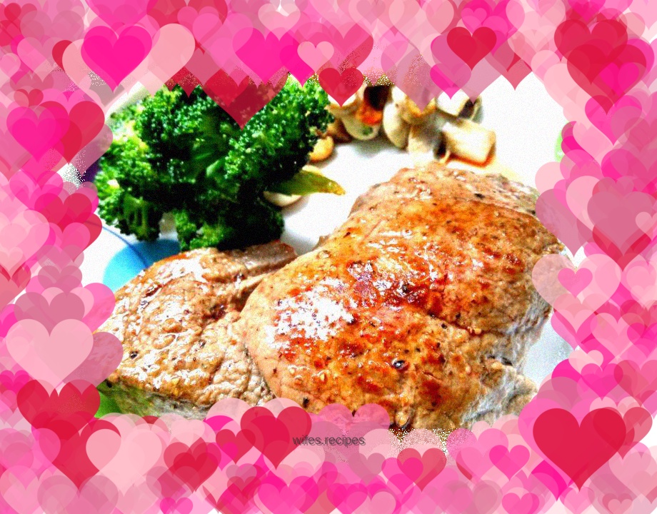 Pan-fried black pepper steak ~ simple version