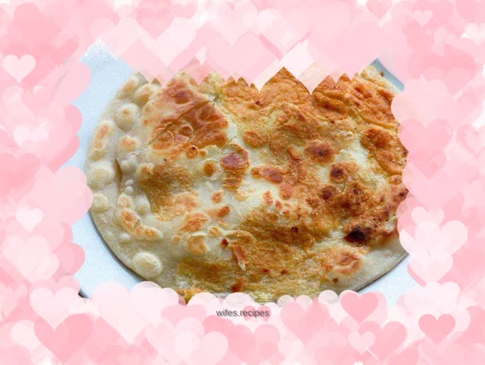 Crispy Egg Filled Cake