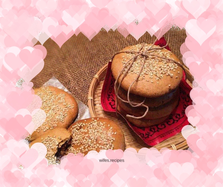 Date paste and sesame cake