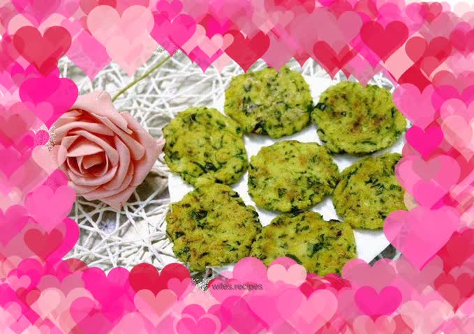 Bean dregs vegetable cake