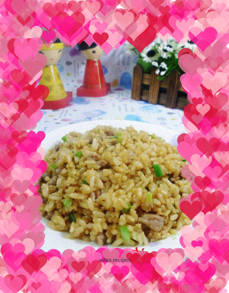 Soy Sauce Lean Pork Fried Rice