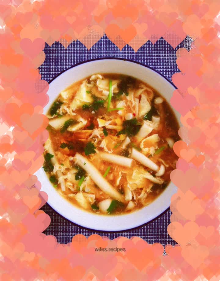 Seafood Mushroom Assorted Hot and Sour Soup