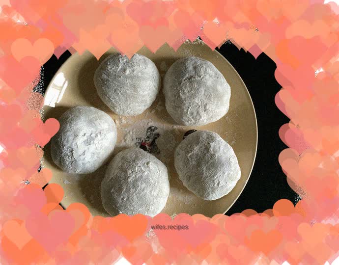 Red bean glutinous rice cake