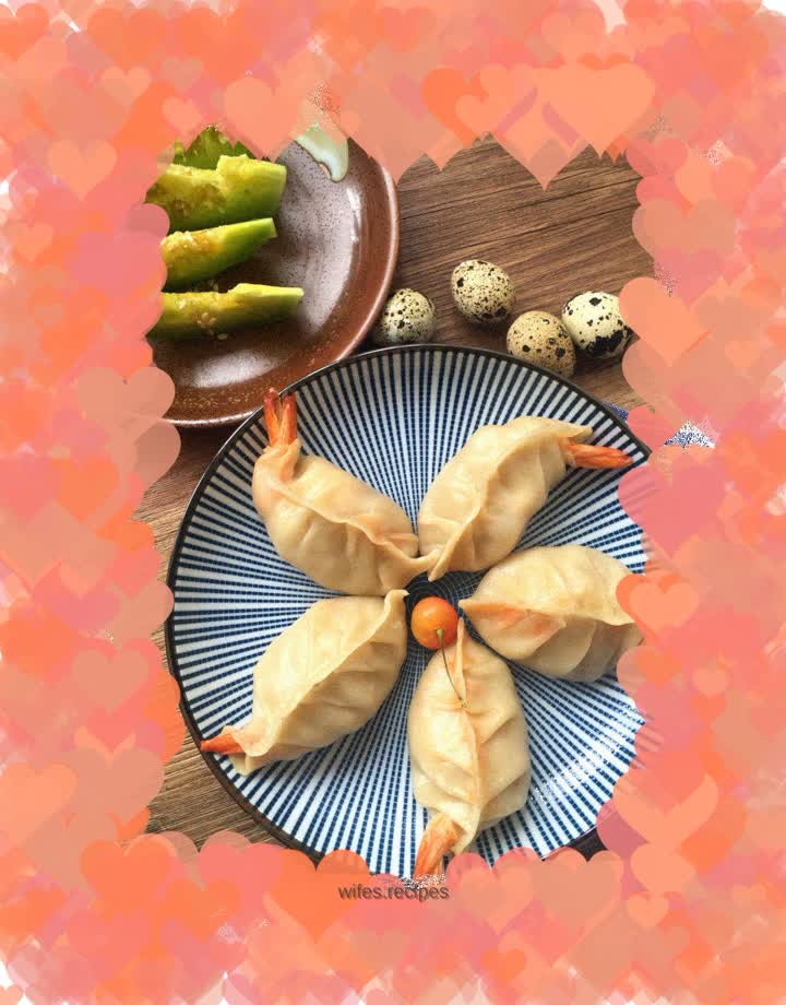 Delicious and tempting - shrimp dumplings