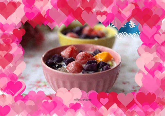 Make delicious taro balls yourself