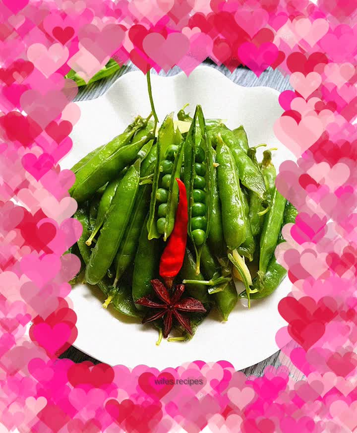 Seasonal fresh vegetables~·~Brine peas