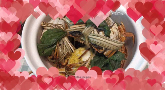 Rice wine-baked hairy crabs