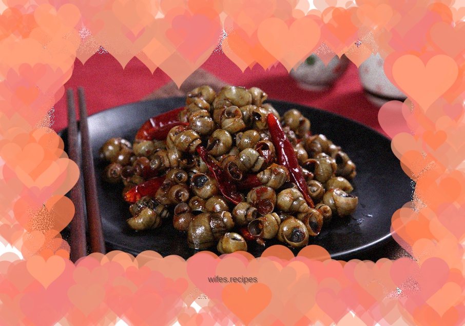 Spicy snails—automatic cooking pot recipe