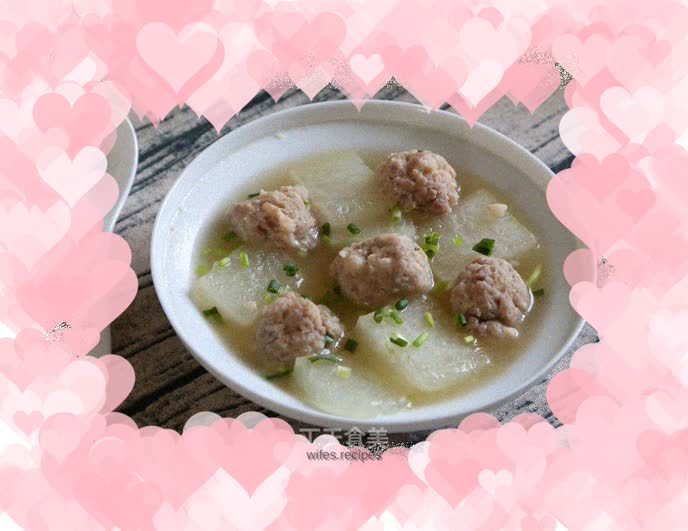 Winter Melon and Meatball Soup