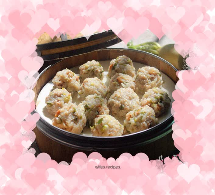 Hakka snack——Steamed radish balls