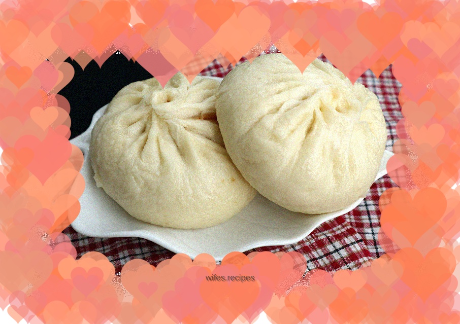 Green vegetable and tofu buns