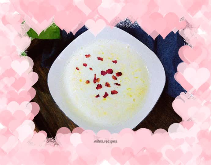 Milk boiled eggs