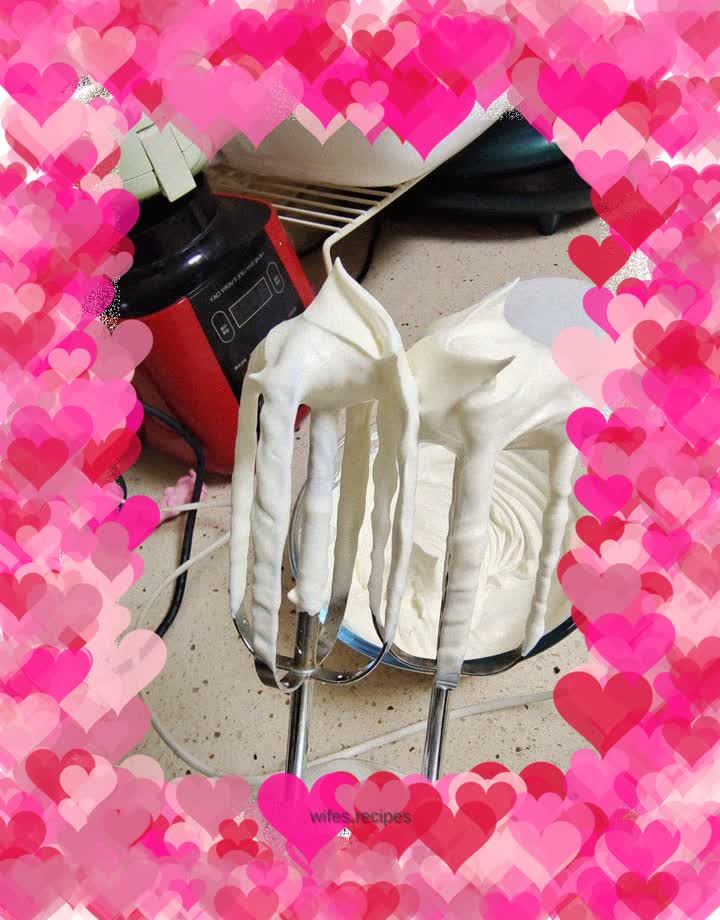 Low sugar animal cream whipping recipe