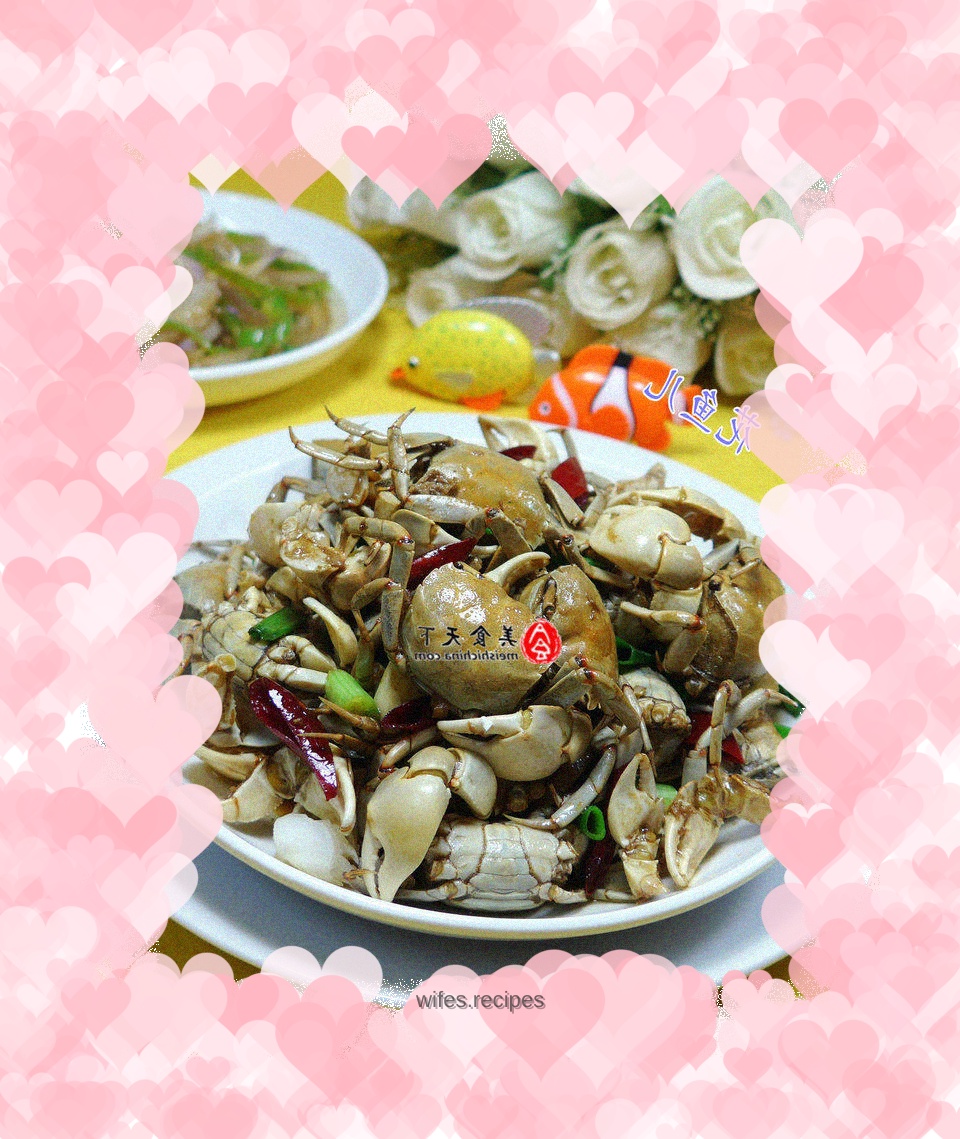 Stir-fried White Jade Crab