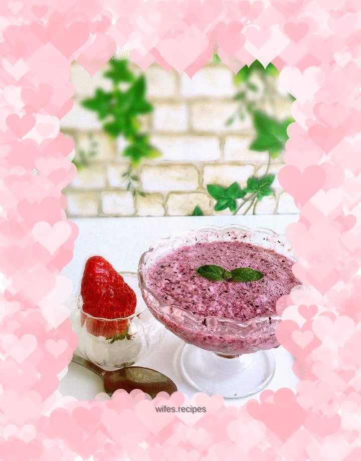 Double Berry Custard