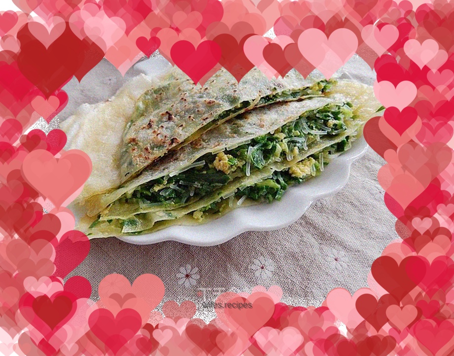 Chive vermicelli cake