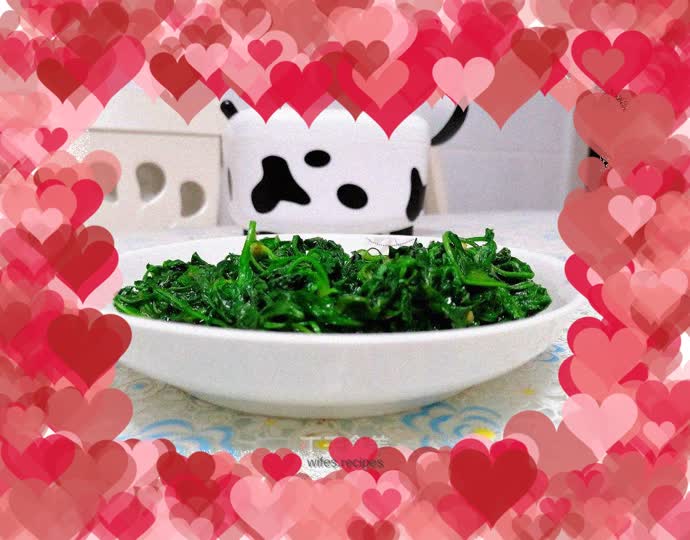 Stir-fried shepherd's purse