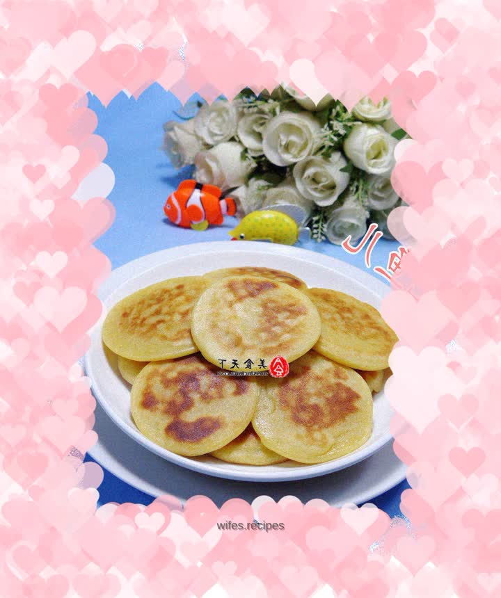 Milky cornmeal glutinous rice cake