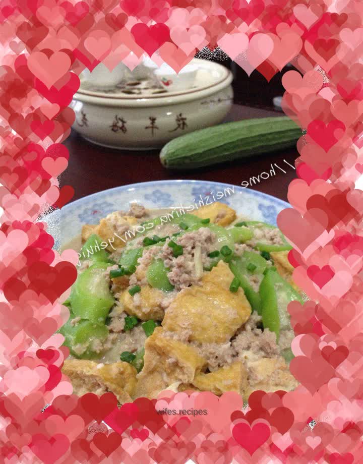 Chaoshan Farm Cuisine ---[Puning Fried Dried Beans and Stir-fried Luffa]