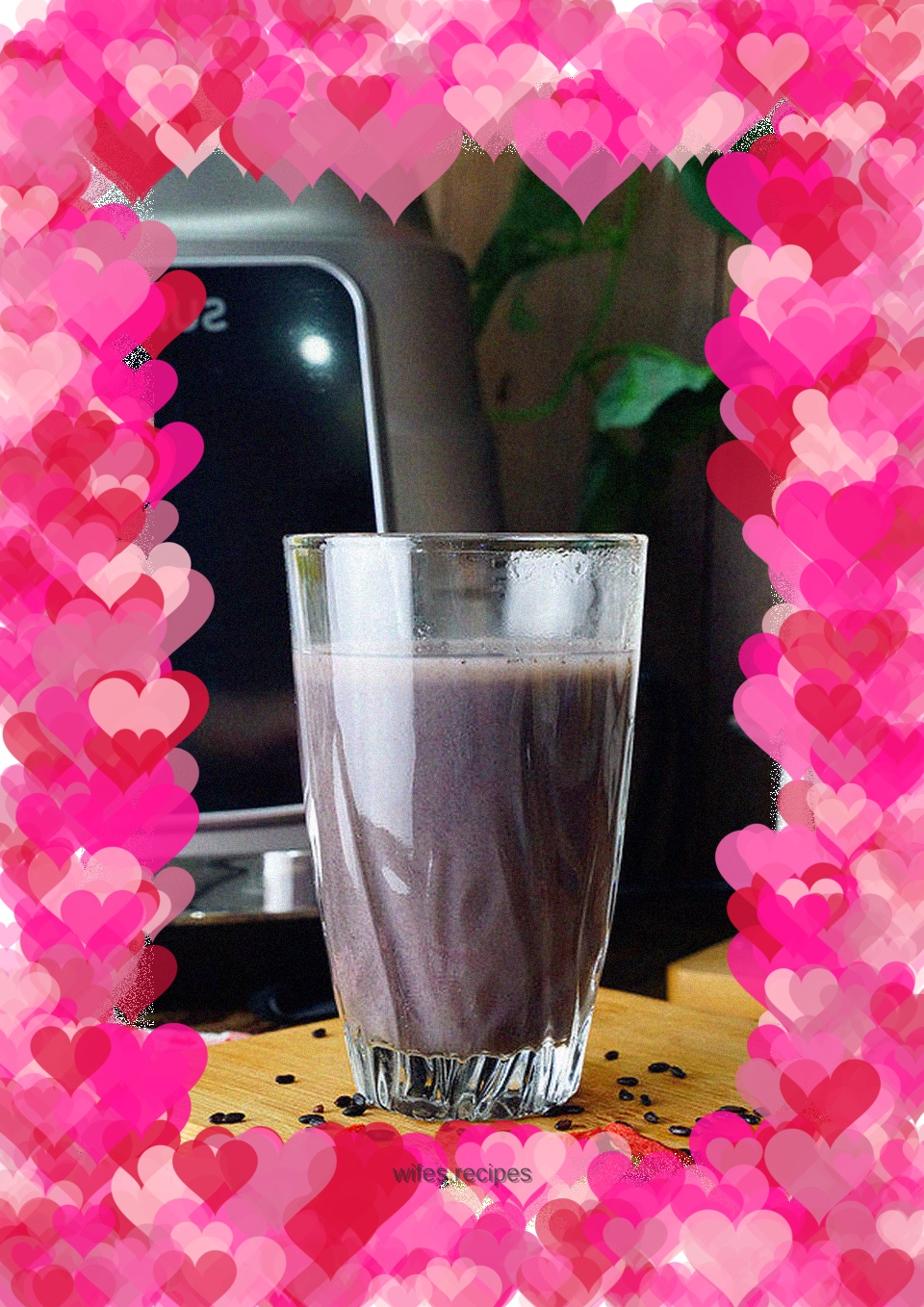 Black rice sesame paste