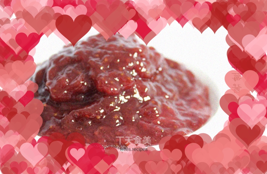 Red wine strawberry jam