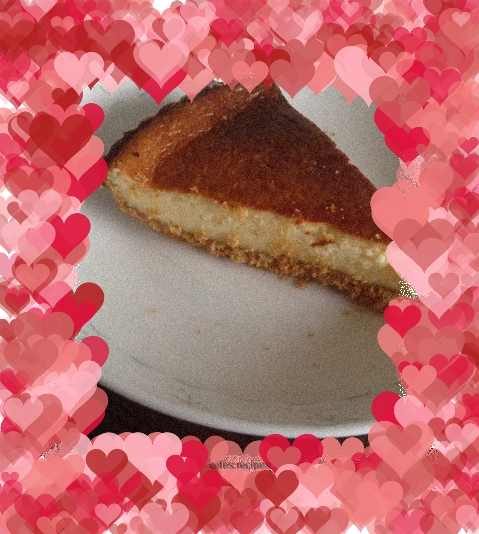 Hot baked cheesecake