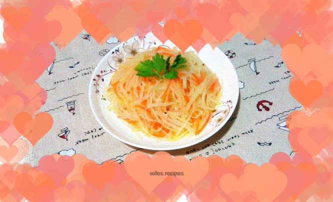 Hot and sour potato shreds