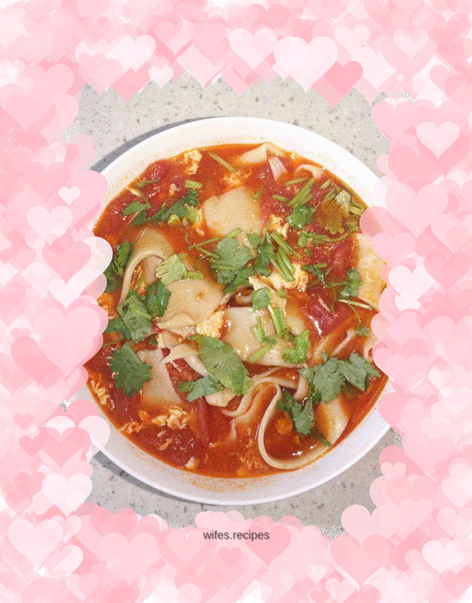Tomato and Egg Noodle Soup