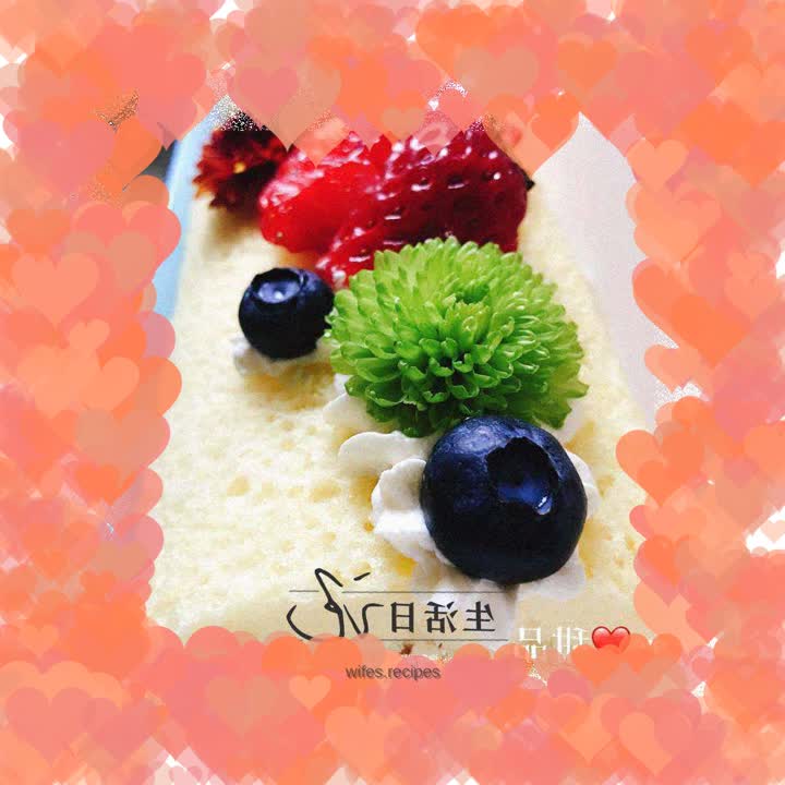 Simple and easy to make four small cake rolls