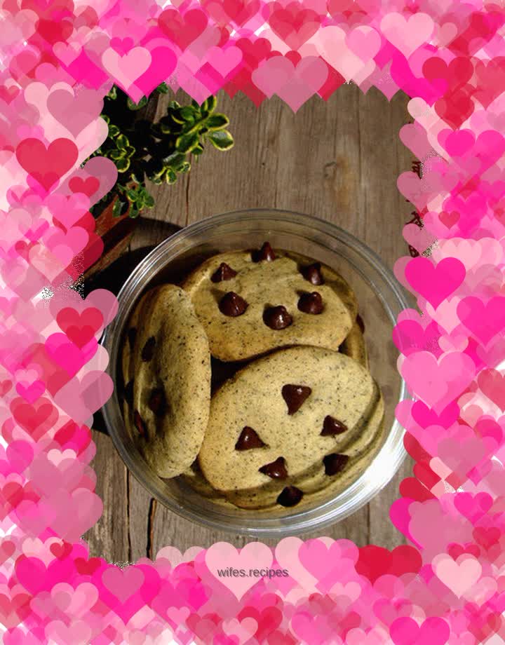 【Chocolate Bean Black Tea Cookies】