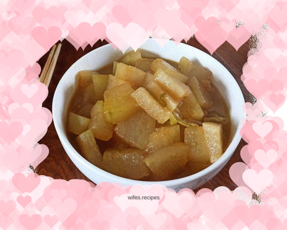 Grilled winter melon