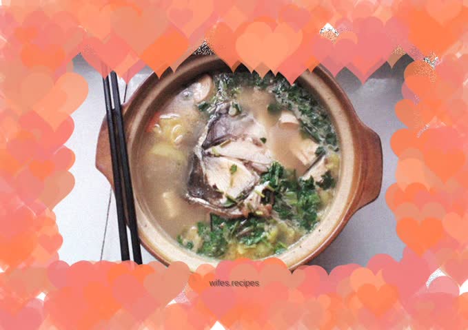 Casserole Fish Head Stewed with Tofu