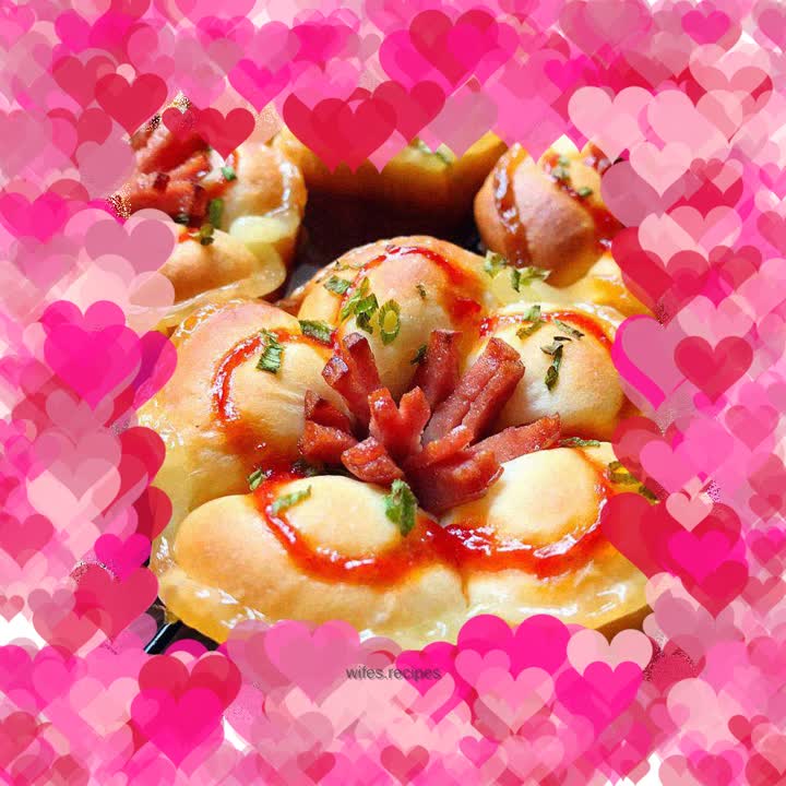 Flower sausage snack bag