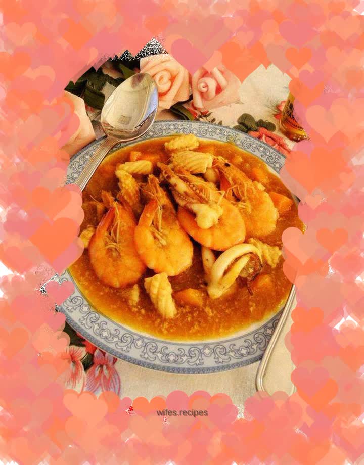 Coconut Curry Seafood