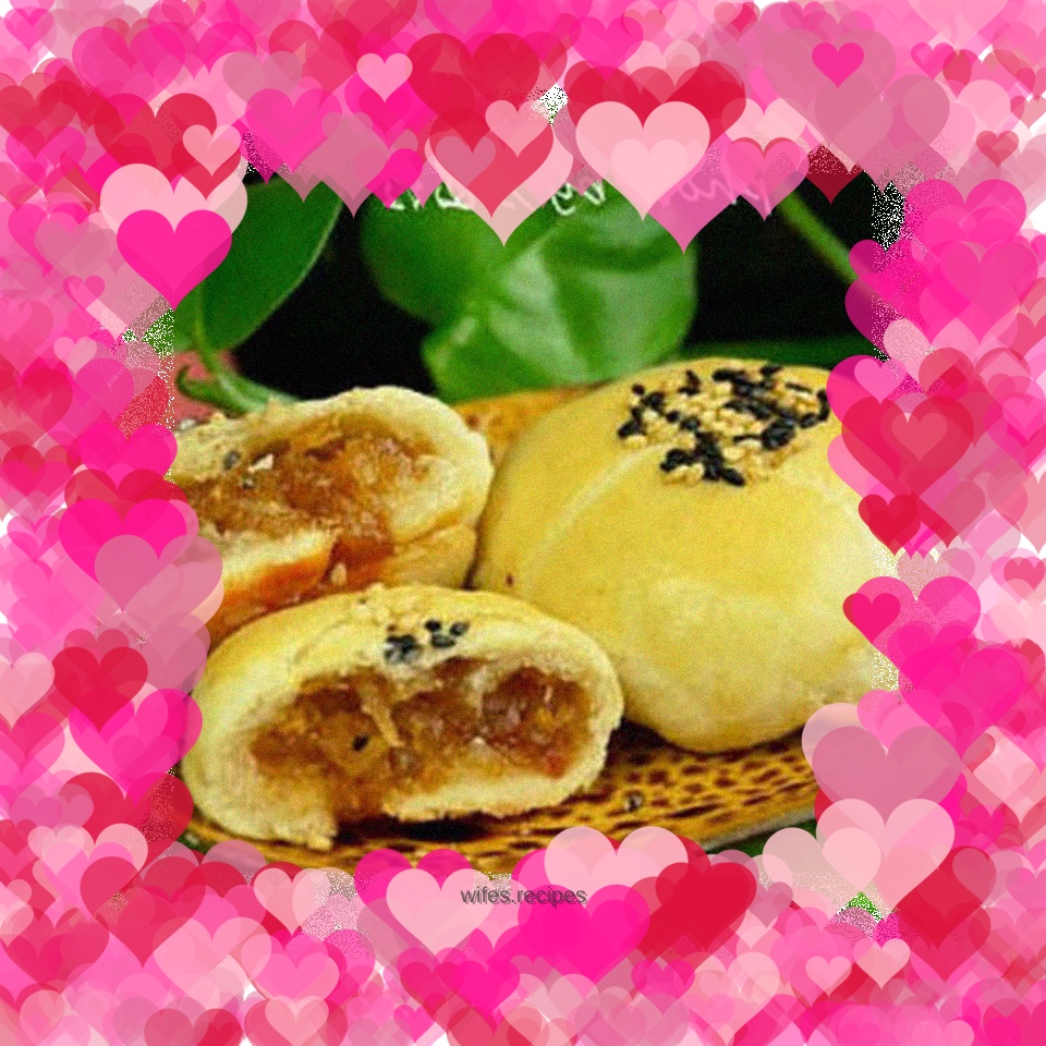 Fruity meringue mooncake