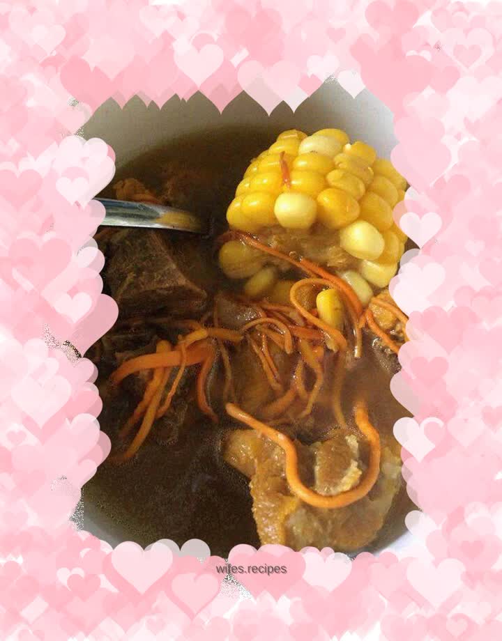 Fish Maw, Cordyceps and Flower Bone Soup